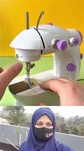 Electric Mini Sewing Machine #tipsntricks #shorts #hacks #stitck