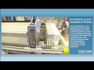 Automatic Filter Cloth Washing Systems from Micronics, Inc