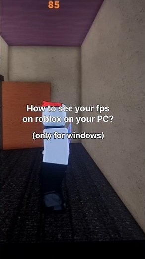 how to see your fps on roblox on your windows #roblox #howto #robloxtutorial #robloxfacts #fps
