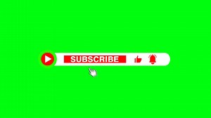 Download social media subscribe button sign streaming, 2d animation subscribe bar. for free