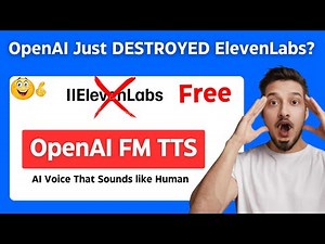OpenAI Fully Free FM & GPT-4o Audio Models This AI Text To Speech & Transcription BEATS Elevenlabs