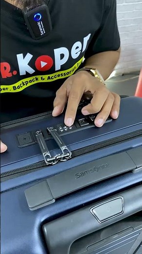 How to open a suitcase if you forget the code for a Samsonite suitcase, it's easy like this!