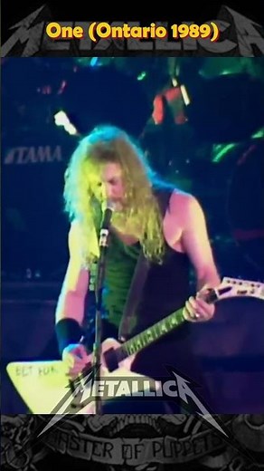 Metallica - One (Ontario 1989) #metallica #jameshetfield #heavymetal #metal