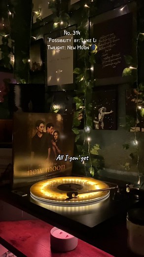 ||No.314|| “Possibility” from Twilight: New Moon 🌙 by #Lykkeli. @Record Store Crawl gave us another breathtaking variant— she is slightly warped but she still plays amazingly! There’s just something about this song that just puts me in the Twilight Mood… ya know? #twilight #edwardcullen #twilightnewmoon #forkswashington #vinyl #vinylcollection #fypage