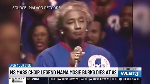 MS Mass Choir legend Mosie ‘Mama’ Burks dies at 92