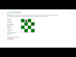 4 Queens Problem Solution