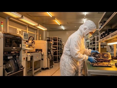 Inside a Graphics Card Factory | How GPUs Are Assembled complete process
