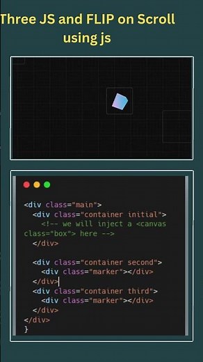 Three.js + FLIP on Scroll | Smooth 3D Layout Transitions with Scroll Animation