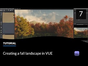 Creating a Fall Landscape in VUE by Vladimir Chopine (Part 7)