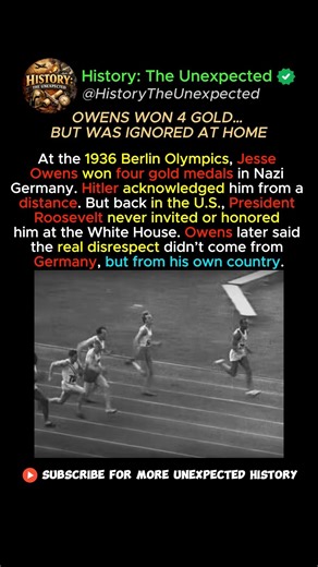 He Won 4 Gold Medals in Nazi Germany… But Was Ignored at Home