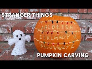 Stranger Things Pumpkin Carving DIY