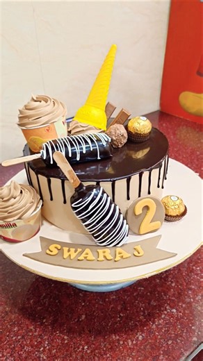 Chocolate cake decoration #cake #cake #londoncakedesigner #barbiedoll #snscakes #barbiedollbirthday