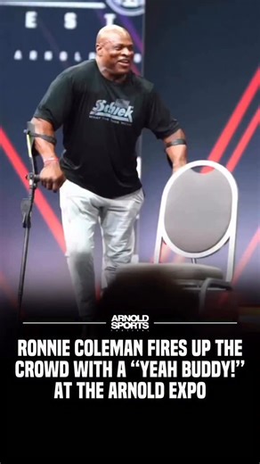 When Ronnie Coleman hits the stage, the whole Expo feels it. YEAH BUDDY! 💪🔥 🎟️ Click here for tickets, the official Arnold Sports app, and the full event floor plan: https://linktr.ee/ArnoldSports | Arnold Sports Festival