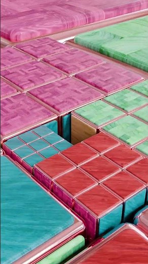 Satisfying Slide and Rise Rubik's Cubes - Infinite Zoom Looping Blender 3D Animation