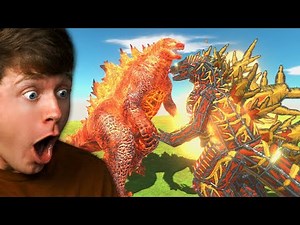 REAL GODZILLA KAIJU vs FAKE GODZILLA KAIJU!? - Animal Revolt Battle Simulator