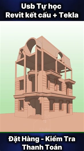 Revit kết cấu + tekla 5