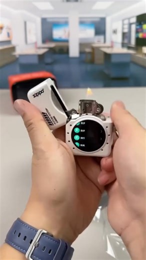 🔥 Ignite Your Passion for Innovation! Meet the Zippo Smart Touchscreen Lighter, a game-changing device that combines tradition and modernity. ☄️ Color digital display with smart functions ☄️ Durable design ☄️Windproof & stylish But that's not all... this 2-in-1 lighter also tracks your runs, cycles, hikes & more with pro sports algorithms! Why settle for ordinary when you can have extraordinary? Get ready to level up! | Mzuu Shop