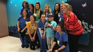 77K views · 1.1K reactions | A baseball-sized brain tumor had Drake's parents expecting-- at best-- a six-month-long hospital stay. But Drake, along with his doctors, nurses and everyone else, had other plans... and just wait until you see who showed up when he left Riley Hospital for Children weeks later... #DrakeStrong #IMPD | Riley Children's Health | Facebook