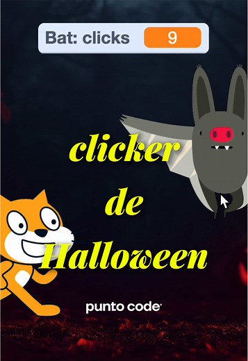 Crea tu propio juego clicker de Halloween en Scratch