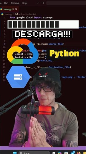 Download and upload objects to Google Cloud Storage. #googlecloud #googlecloudstorage #python