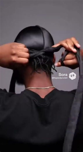 Perfect durag tie every time #durag #tutorial #hairstyle