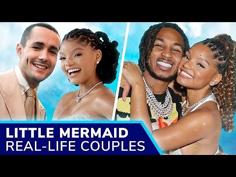 THE LITTLE MERMAID Real-Life Couples ❤️ Are Halle Bailey (Ariel) & Jonah Hauer-King (Eric) Dating?!