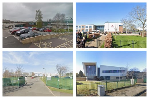 The Gateshead secondary schools with the highest and lowest rates of suspensions