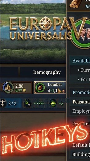 Do You Know The Power of Shift & CTRL for Building in EU5?