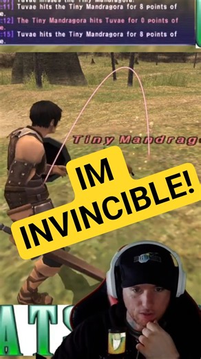 Invincible at level 1 - Unbreakable Crystal Warrior #ffxi #ff11 #finalfantasy