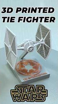3D Printed Tie Fighter Star Wars | #spectrumfilaments