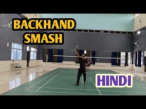 How to hit backhand smash in badminton. BACKHAND SMASH TECHNIQUES STEP BY STEP...easy backhand smash