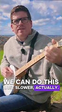Simple C chord exercises for beginners on the 5 string banjo
