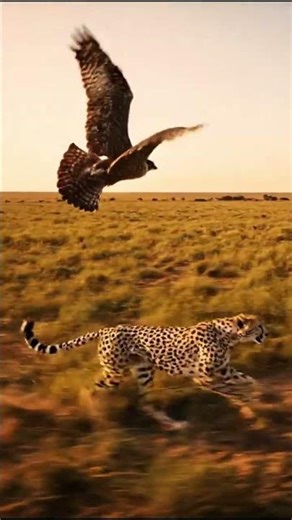 Cheetah 🐆 vs Peregrine Falcon 🦅 | Fastest Animals on Earth | Epic Animal Clash 8K