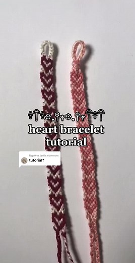 Replying to @saffi hope this helps! #heartbracelet #tutorial #bracelet #friendshipbracelet #diy #gift #love #heart #fyp #viral #foryoupage