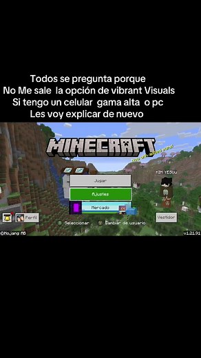 Cómo activar los vibrant visuals en Minecraft