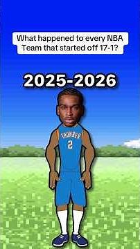 What happened to every NBA Team that started out going 17-1? #nba