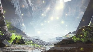 3D environment logo animation for intro.