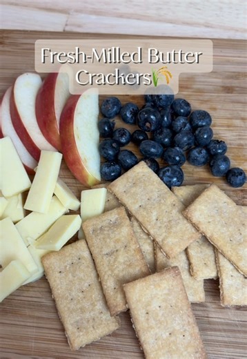 Delicious Fresh-Milled Butter Crackers Recipe