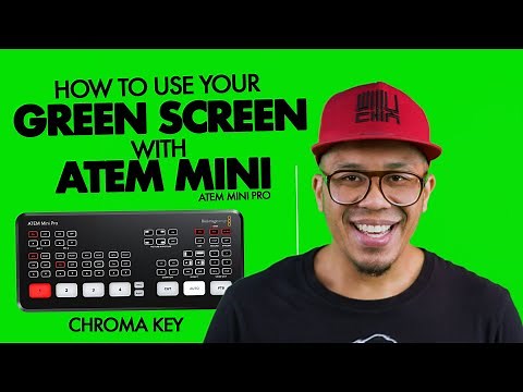 3 MINS: Get your Green Screen working with your ATEM Mini
