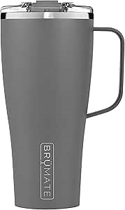 BrüMate Toddy XL - 32oz 100% Leak Proof Insulated Coffee Mug with Handle & Lid - Stainless Steel Coffee Travel Mug - Double Walled Coffee Cup (Matte Gray)