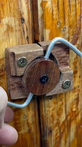 Useful idea with making wood manual gate latch lock #woodworking #wood #doorlatch #diy #creativedesign #CreativeMaking #doorautolock #homemade #reelsfbシ #fbreelsvideoviral2024Secret | Lachlan HM