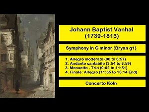 Johann Baptist Vanhal (1739-1813) - Symphony in G minor (Bryan g1)