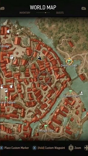 The Witcher 3 The Wild Hunt - where to find the nowhere inn #witchergame #thewitchermonsterslayer