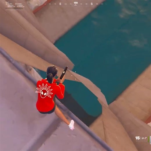 Due to an admin error, there's a secret object in the new map that looks transparent lol #Fortnit...