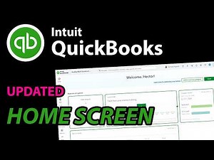 QuickBooks Online: NEW Home Page (Dashboard Style)