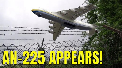 The Famous AN-225 Mriya Jet Appears Out of Nowhere on Takeoff!