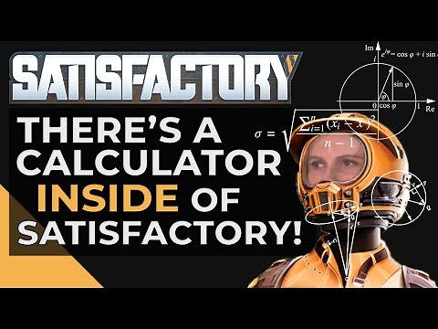 The Satisfactory Calculator Tool INSIDE the Game! | Satisfactory Base Planning and Math Tutorial