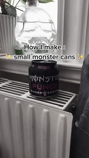 DIY Mini Monster Cans Tutorial