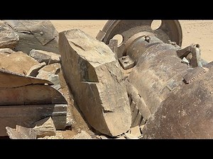 Amazing Quarry Primary Rock Crushing Machine Working, Stone Processing by Crusher #stonecrusher