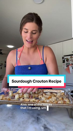 Quick and Easy Sourdough Croutons Recipe